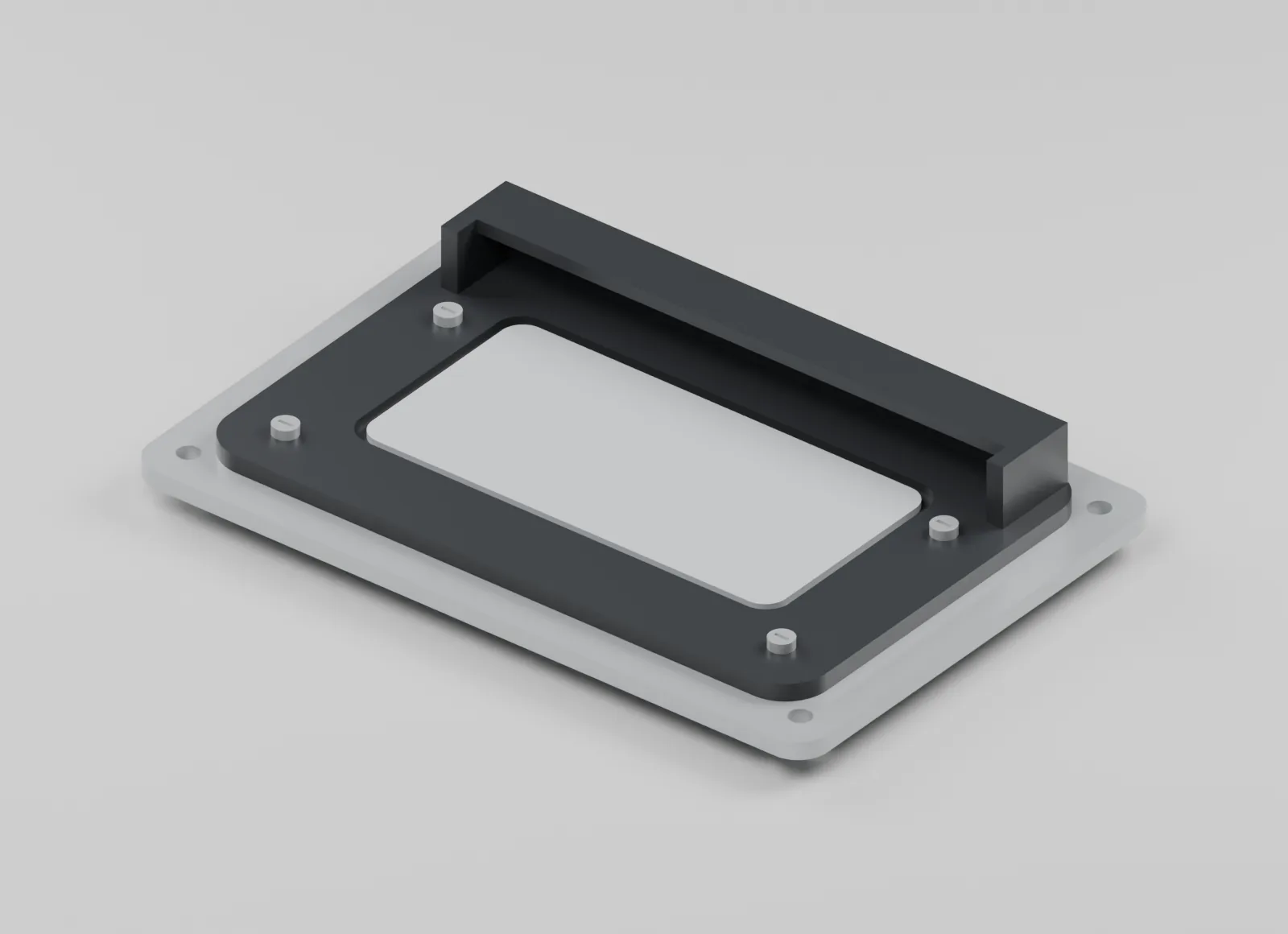 Assembled bezel on an original panel reference