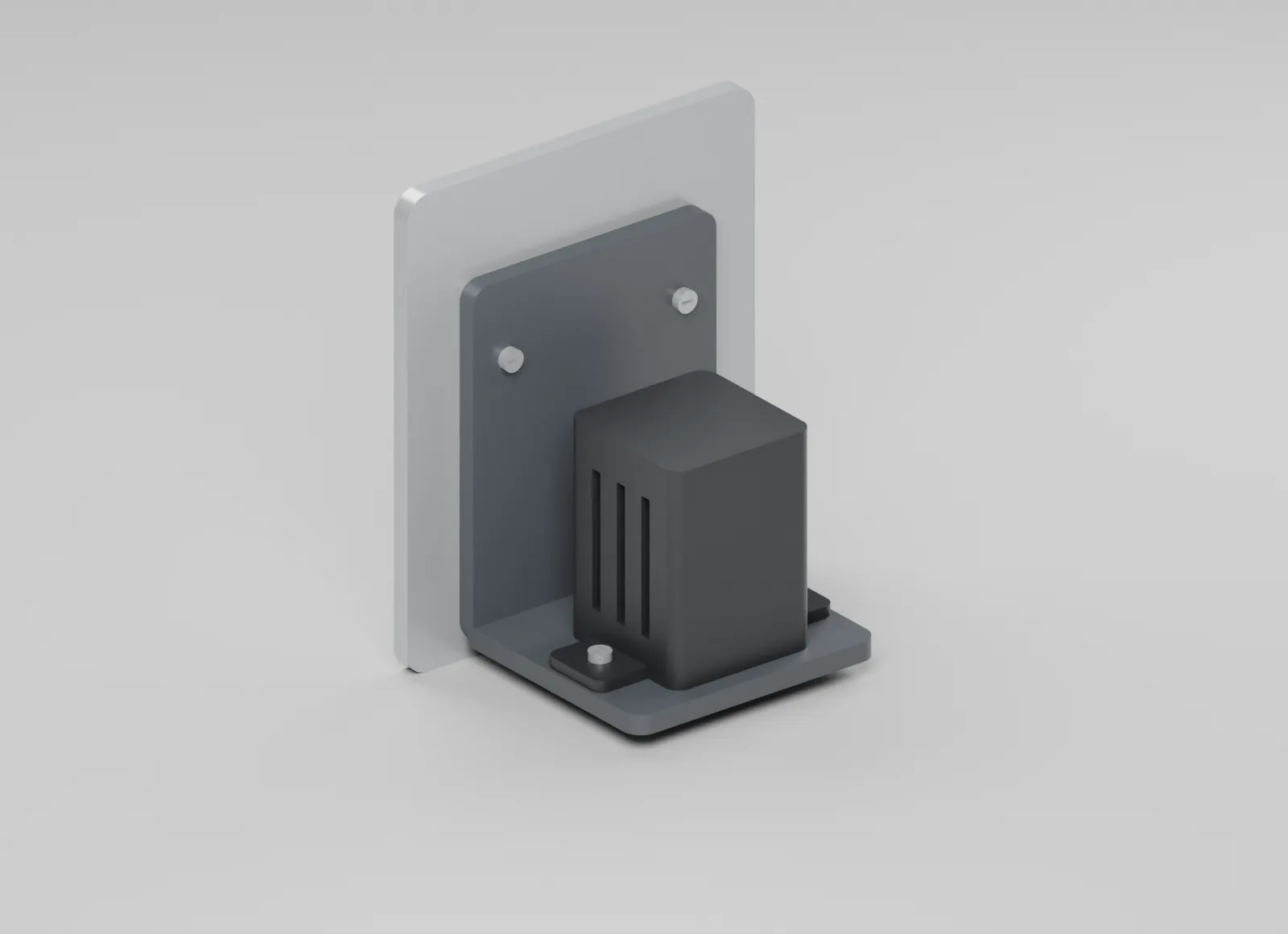 Assembled sensor bracket and removable cover