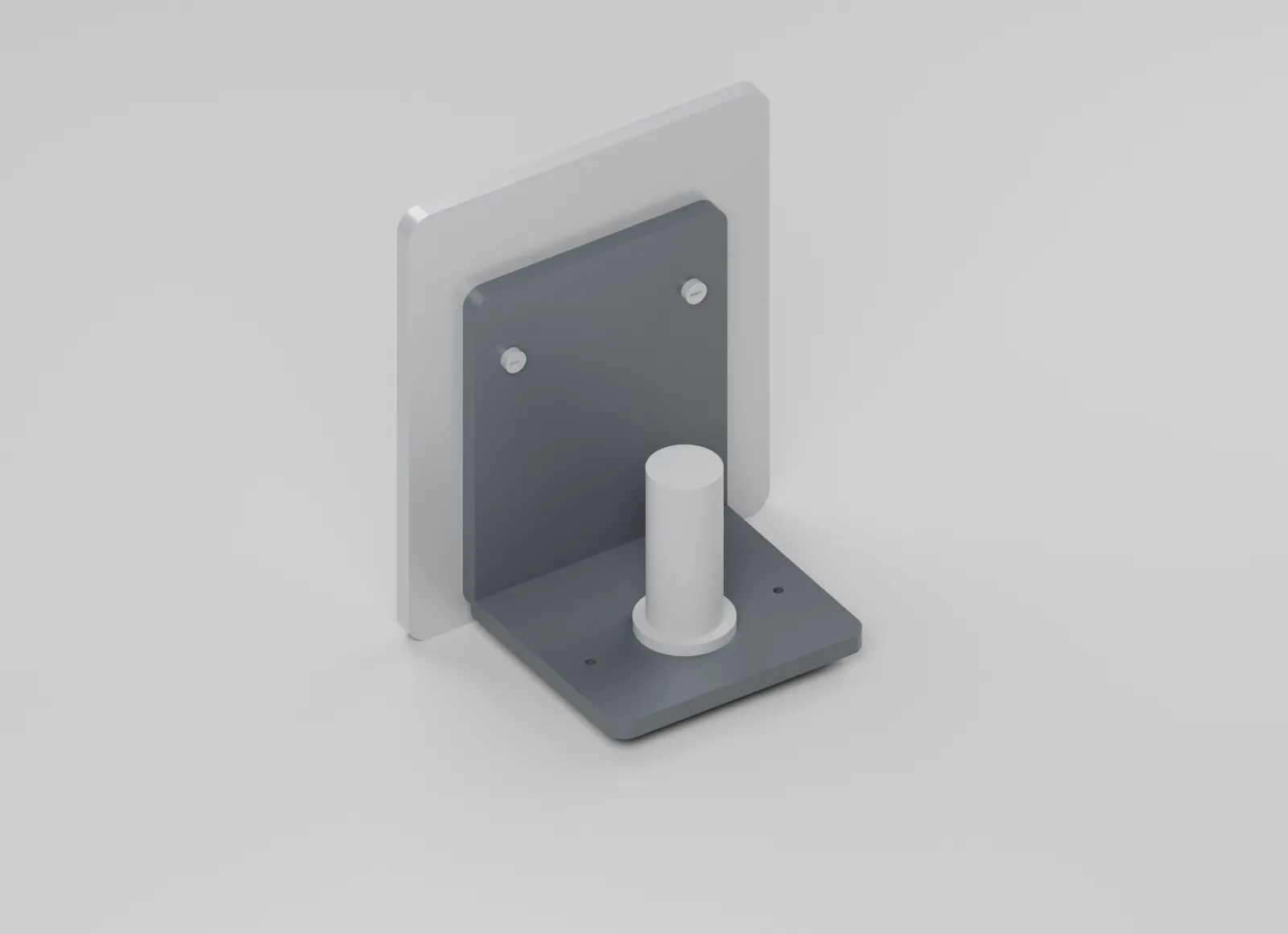 Bracket with sensor cover removed