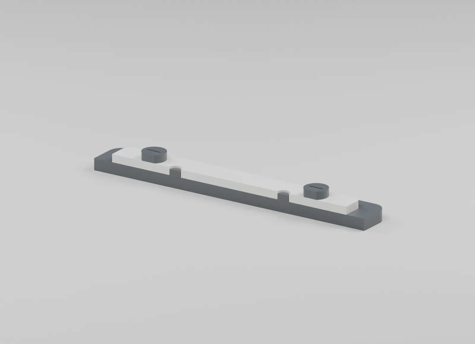 Section through guide-foot locating geometry