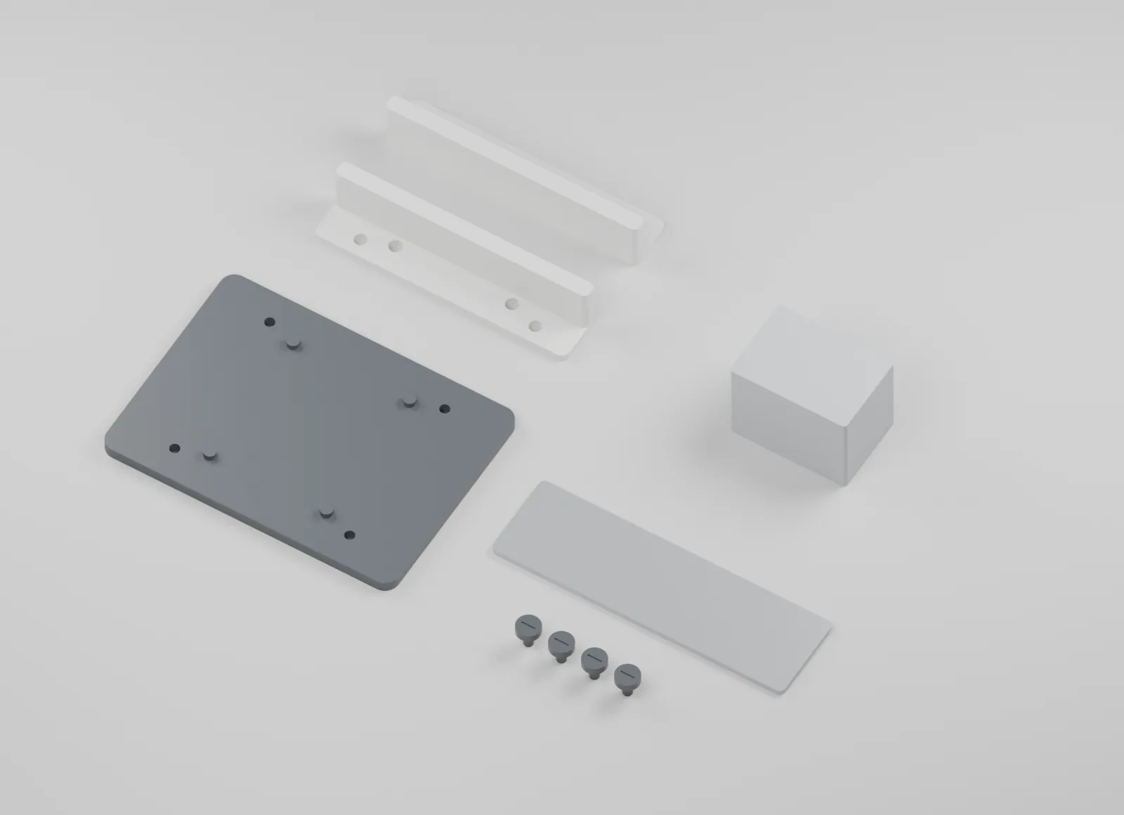 Guide cassettes and dummy package arranged separately